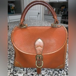 Vintage cognac color Dooney and Bourke purse